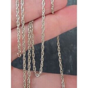 925 Sterling Silver Chain Necklace Vintage